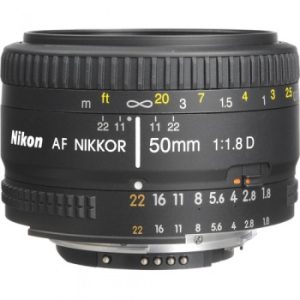 Nikon 50mm F/1.8D AF Nikkor Lens For Nikon Digital SLR Cameras