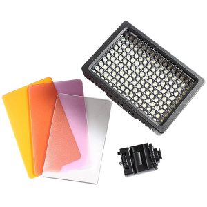 Ultimaxx 160 LED LIGHT W/ 3 DIFFUSERS, USES 6XAA & Li-ion BATTERIES