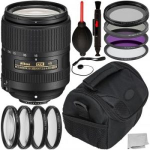 Nikon AF-S DX NIKKOR 18-300mm F/3.5-6.3G ED VR Lens With Accessory Bundle
