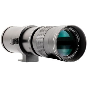 Ultimaxx 420-800mm F/8.3-16 Super HD Manual Telephoto Zoom Lens - Black