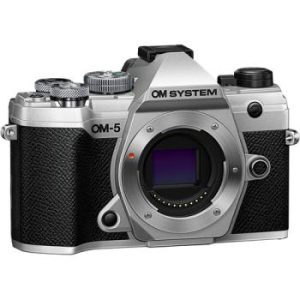 OM SYSTEM OM-5 Mirrorless Camera (Body, Silver)